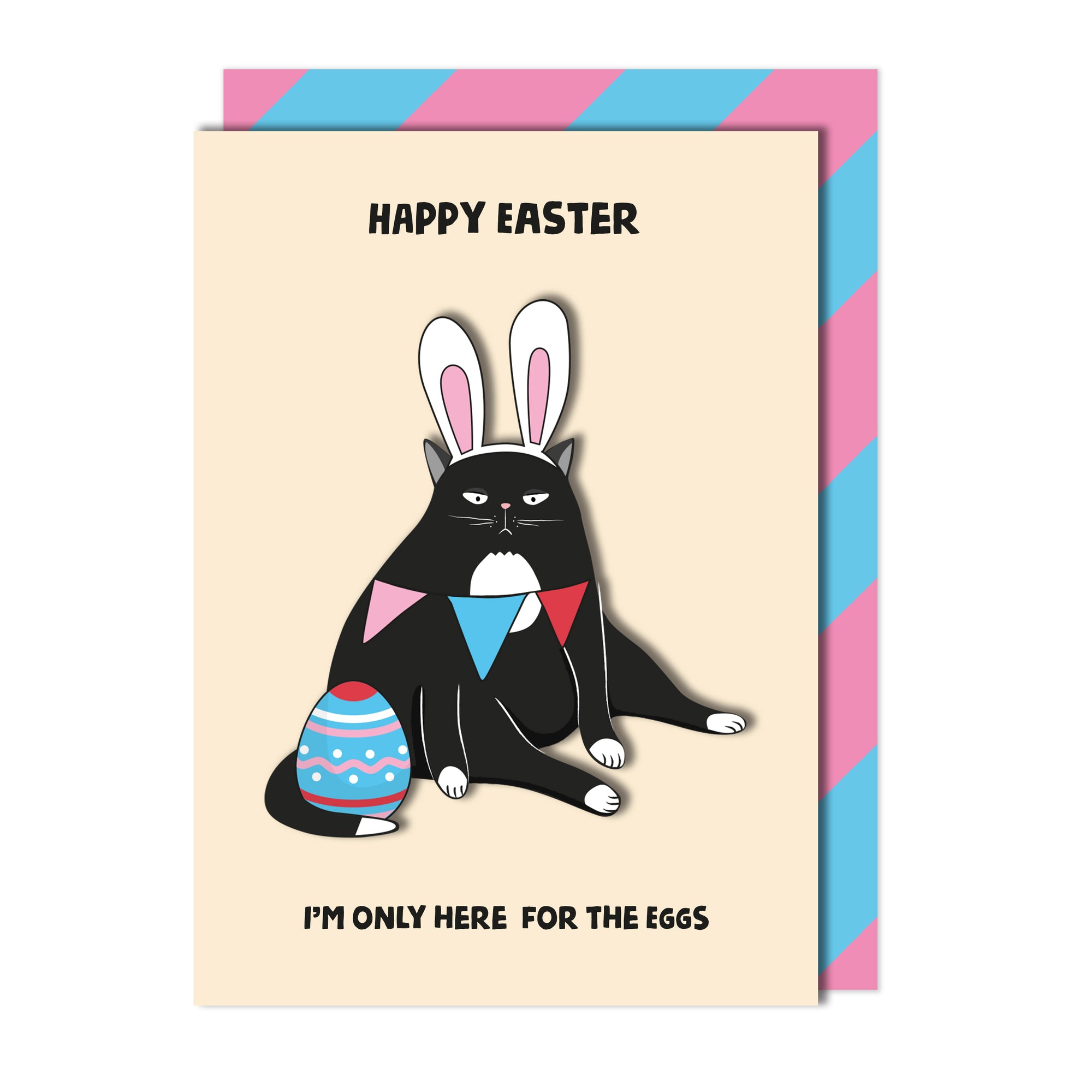 Happy Easter Grumpy Cat Greeting Card