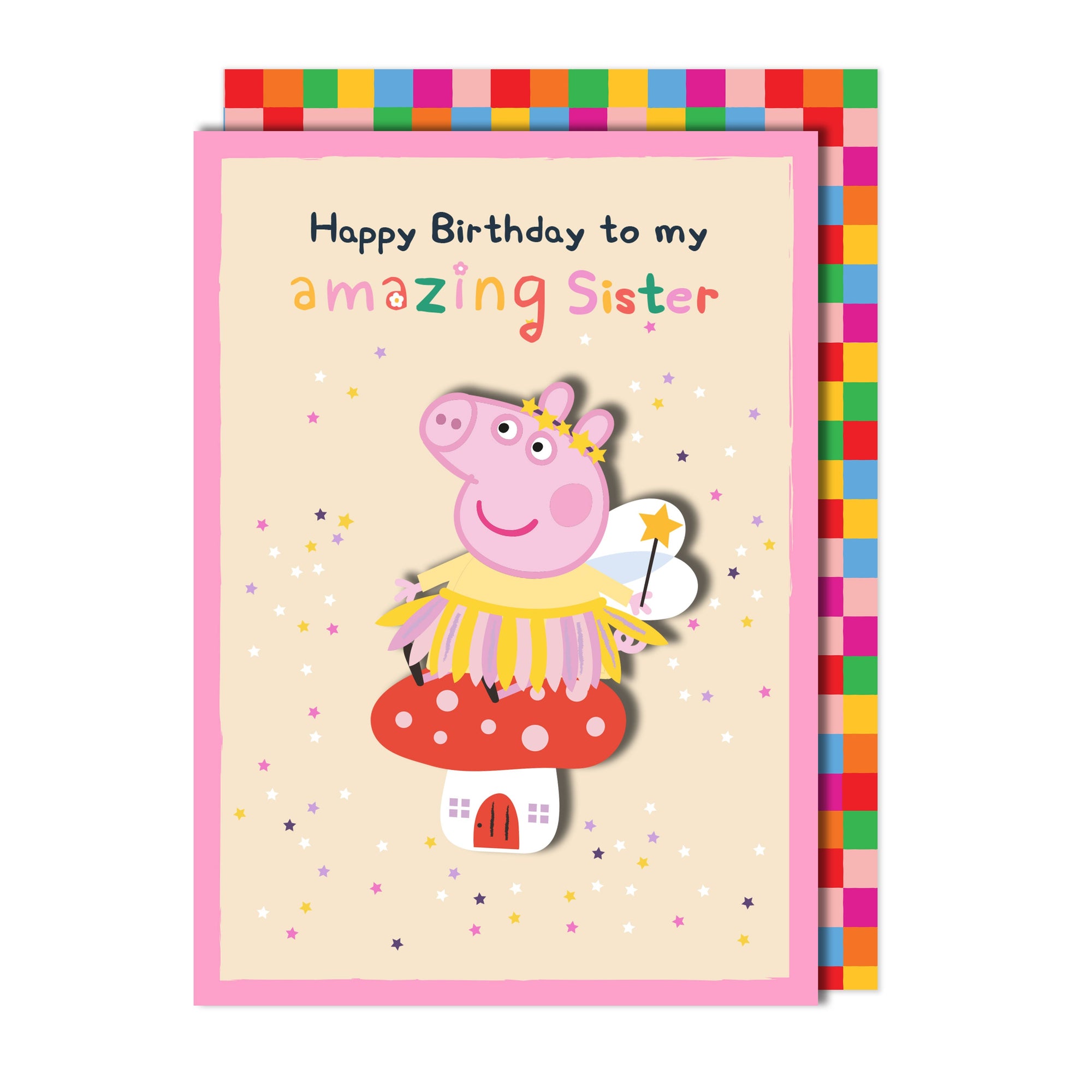 Happy Birthday to Amazing Sister, Fairy Peppa Pig