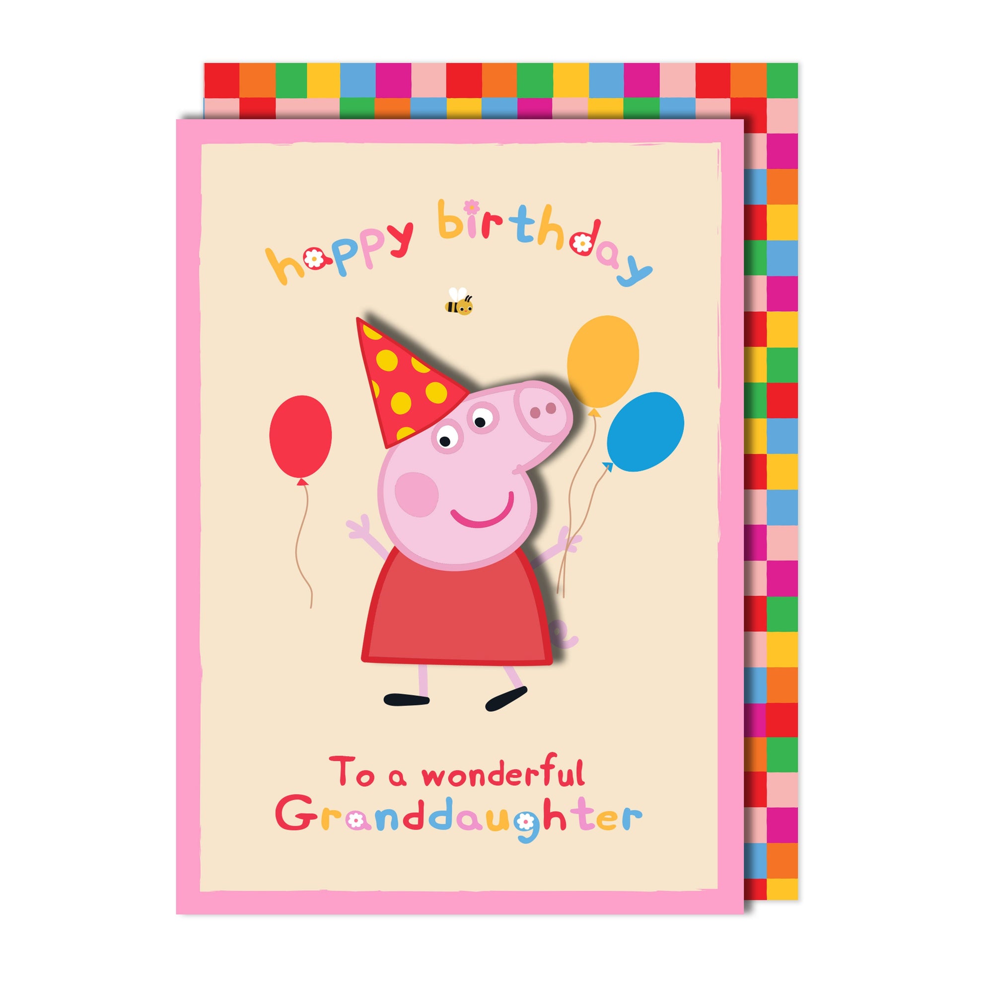 Happy Birthday Wonderful Granddaughter, Peppa Pig