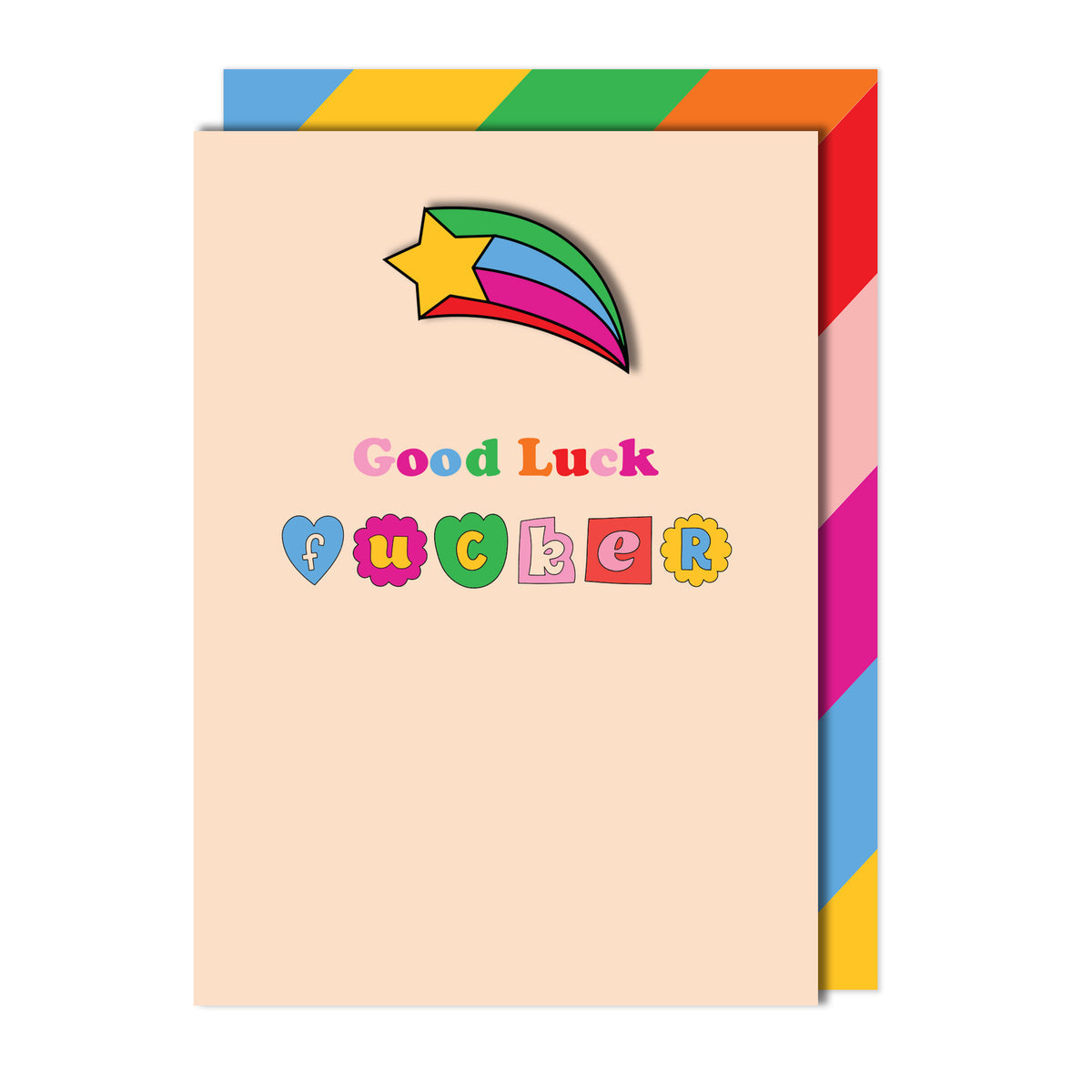 Good Luck Fucker Greeting Card