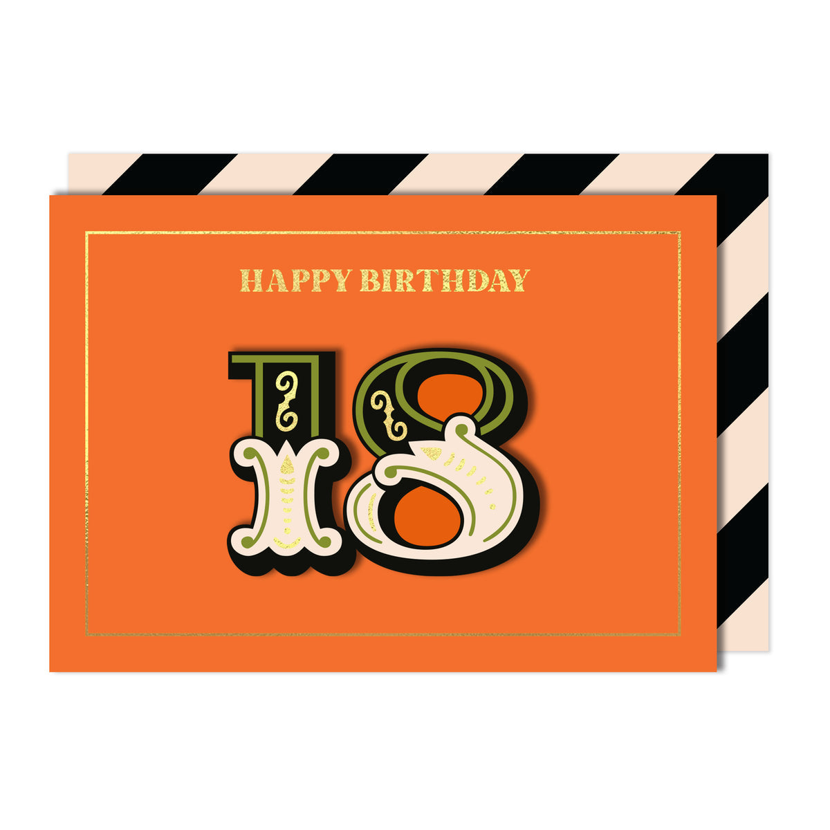 Happy 18th Birthday Greeting Card