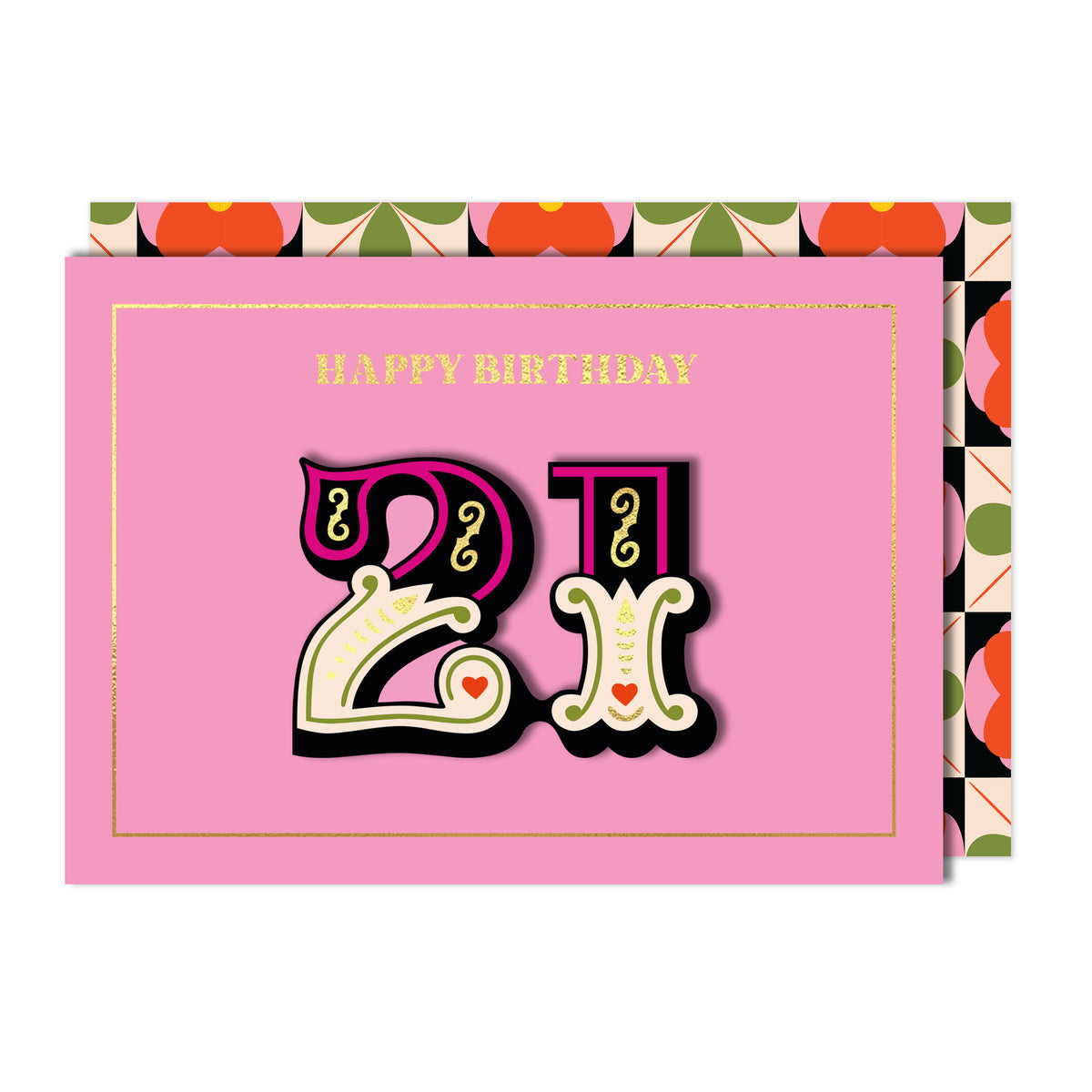 Happy 21st Birthday Greeting Card