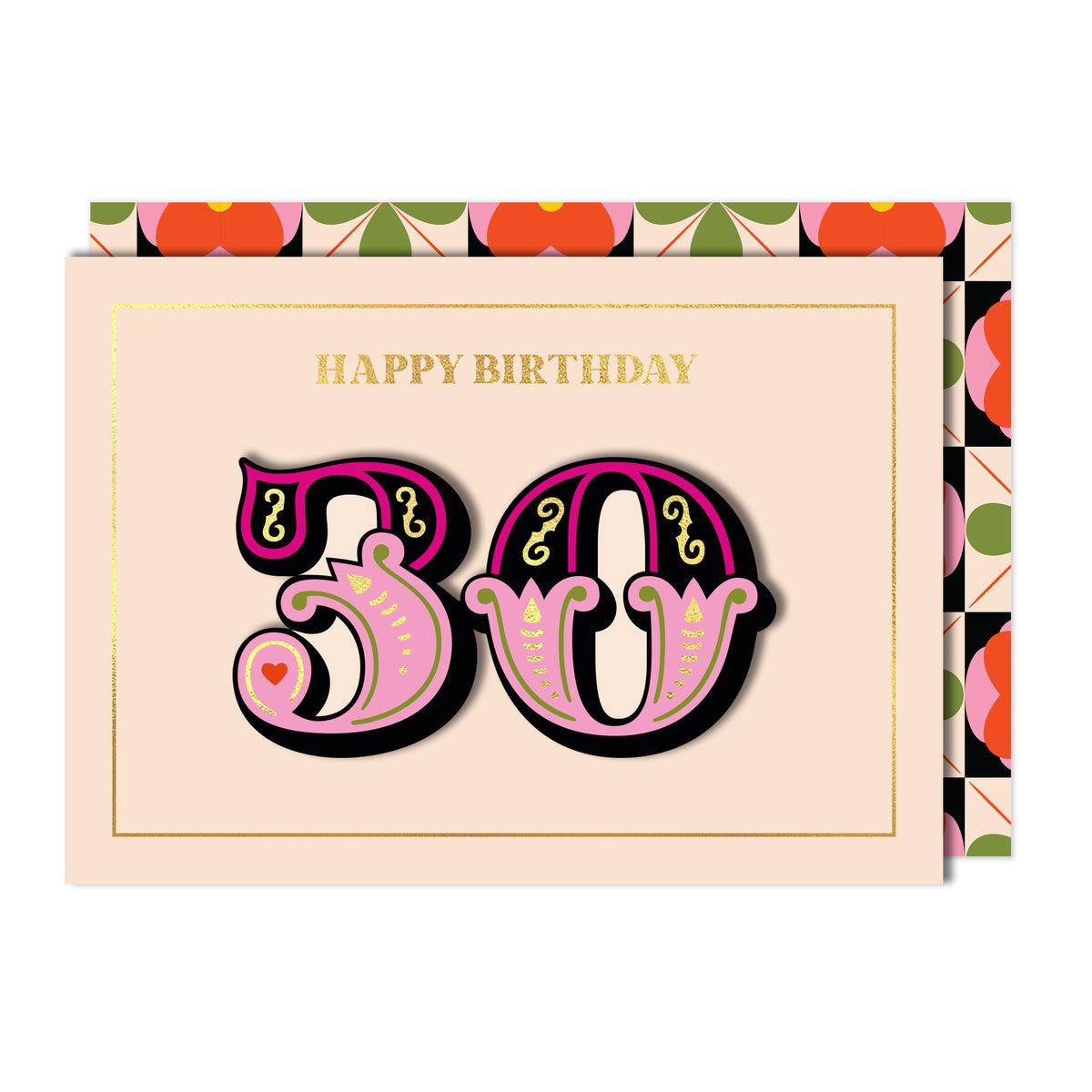 Happy 30th Birthday Greeting Card