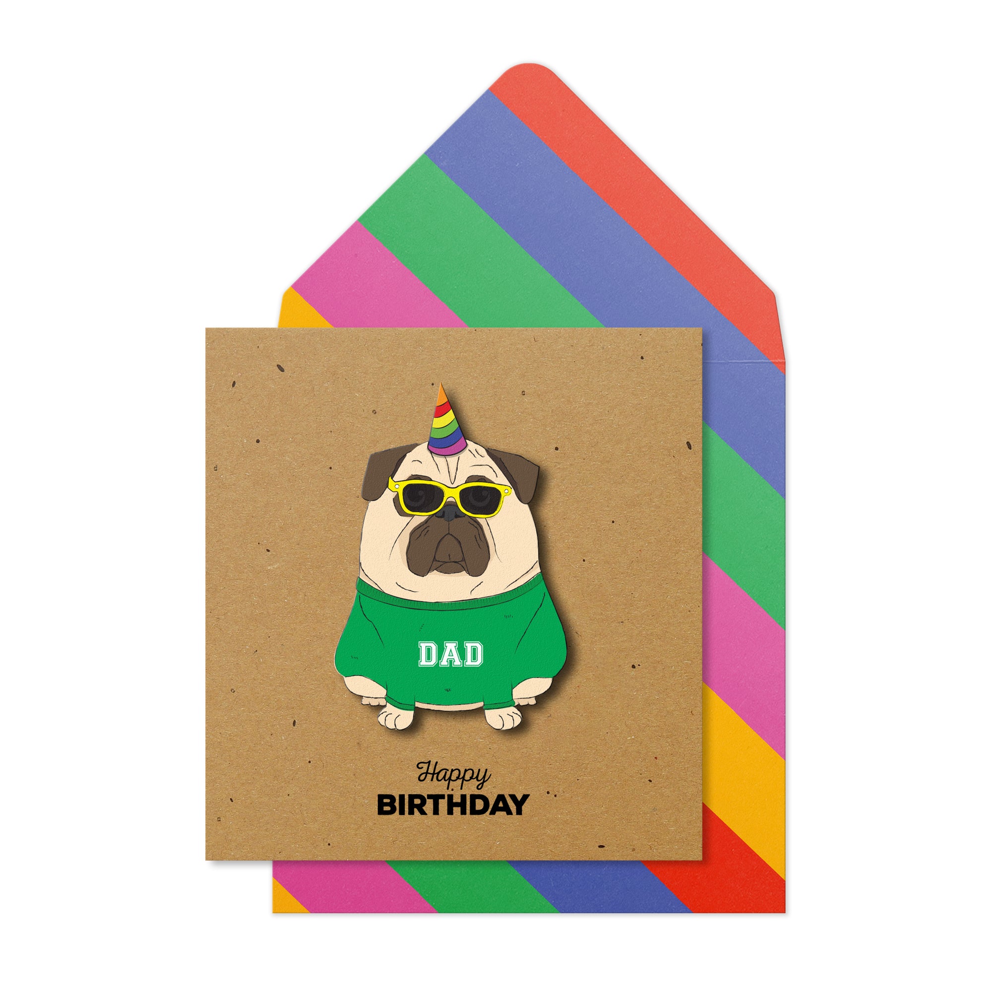 Birthday Dad Pug